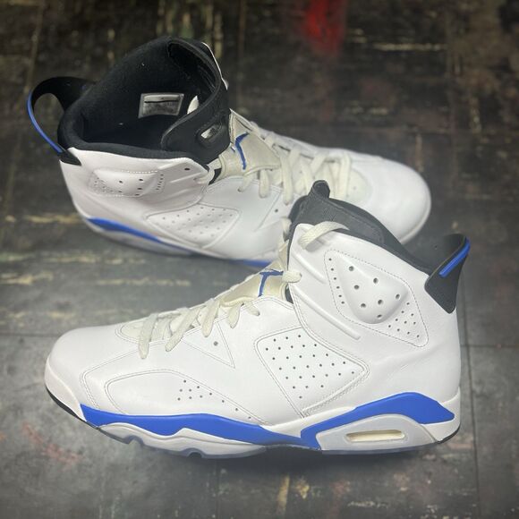 Nike Air Jordan 6 Retro “Sport Blue” 2014 Sz 15 VTG OG RARE CLEAN MJ - Picture 2 of 7